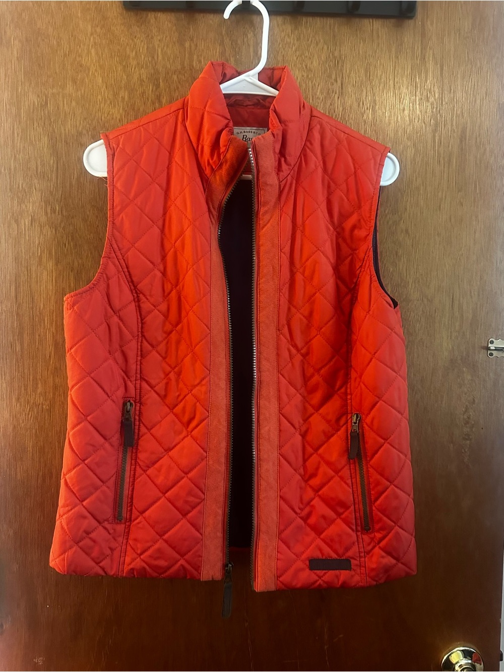 G.H. Bass & Co. Orange Quilted Vest